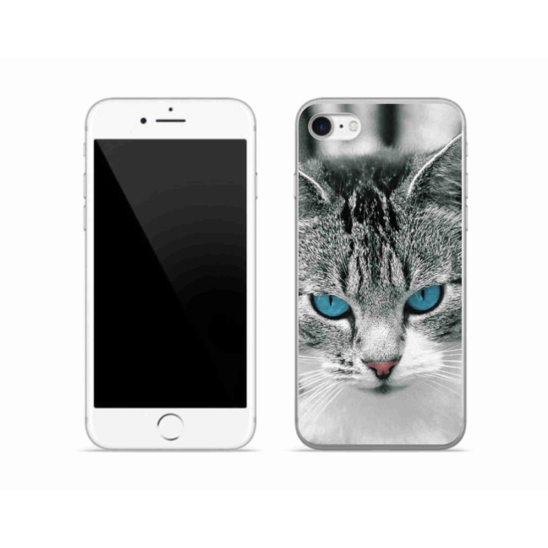 Zselés borítás mmCase iPhone 8 készülékhez - macska nézet 1