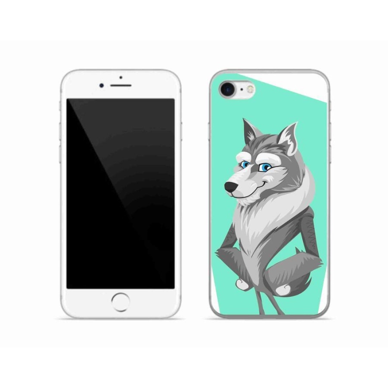 Gél borítás mmCase iPhone 8 készülékhez - rajzfilmfarkas