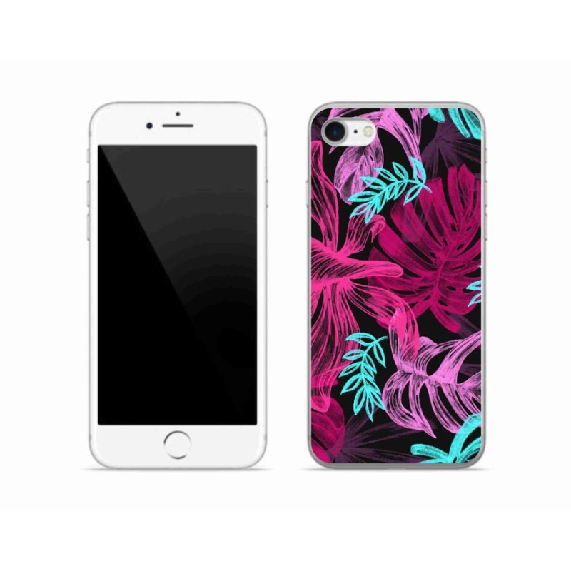 Zselés borítás mmCase iPhone 8 készülékhez - virágok 1