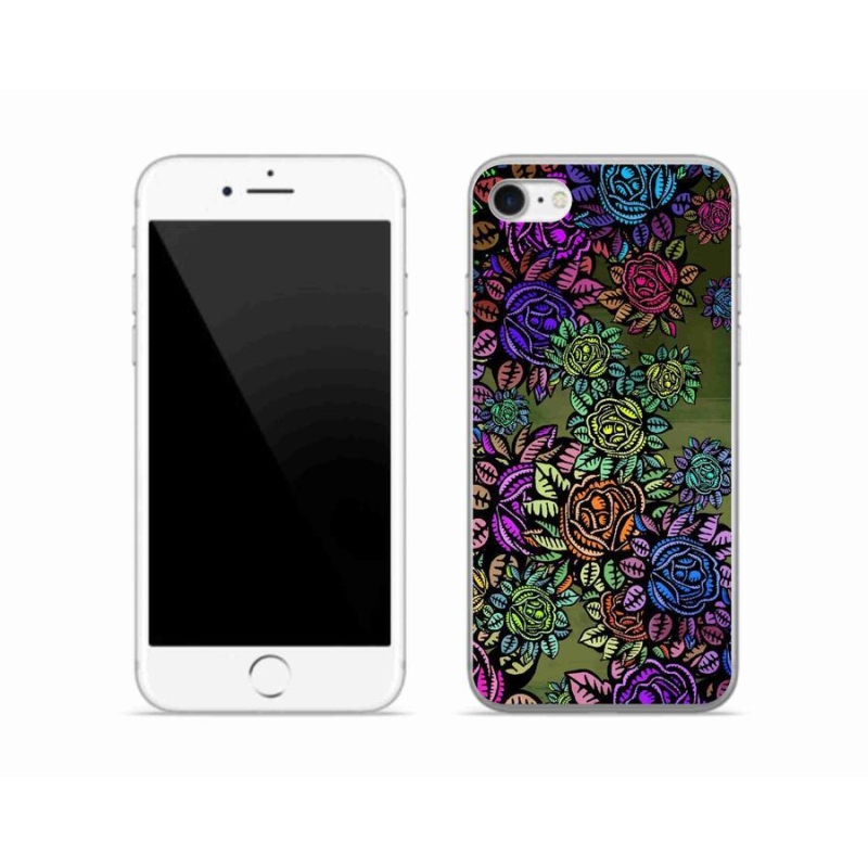 Gél borítás mmCase iPhone 8-hoz - virágok 6