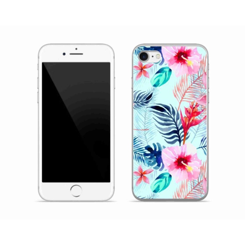 Zselés borítás mmCase iPhone 8 készülékhez - virágok