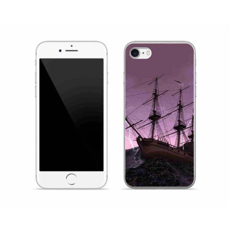 Zselés borítás mmCase iPhone 8-hoz - hajó a viharban