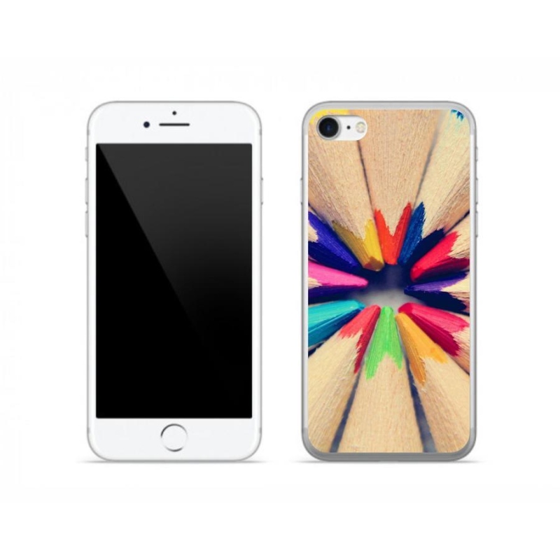 Zselés borítás mmCase iPhone 8 készülékhez - zsírkréták