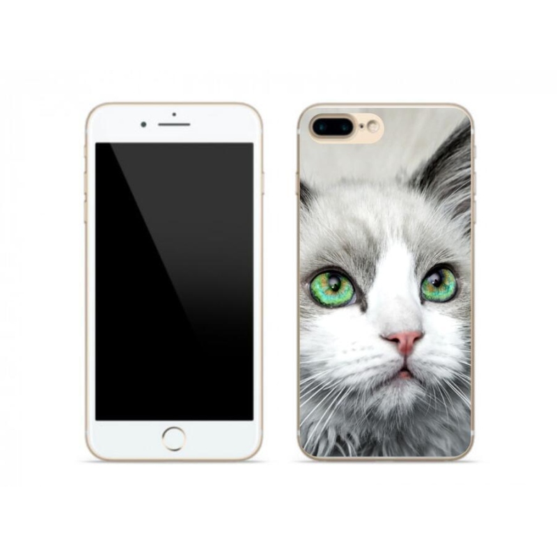 Zselés borítás mmCase iPhone 8 Plus készülékhez - macska nézet