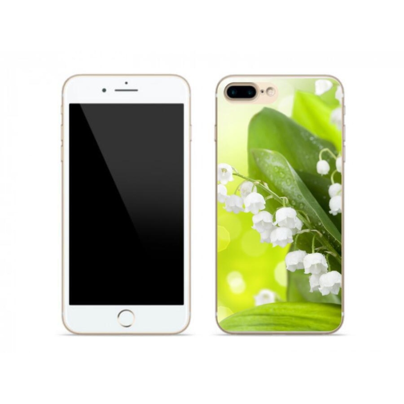 Zselés borítás mmCase iPhone 8 Plus készülékhez - gyöngyvirág