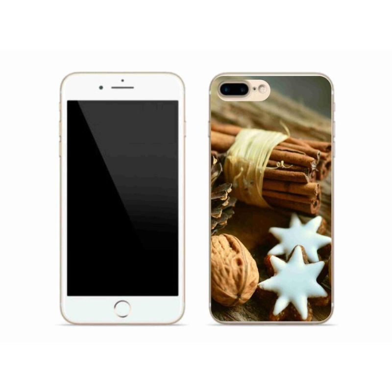 Gél borítás mmCase iPhone 8 Plus készülékhez - fahéj és mézeskalács