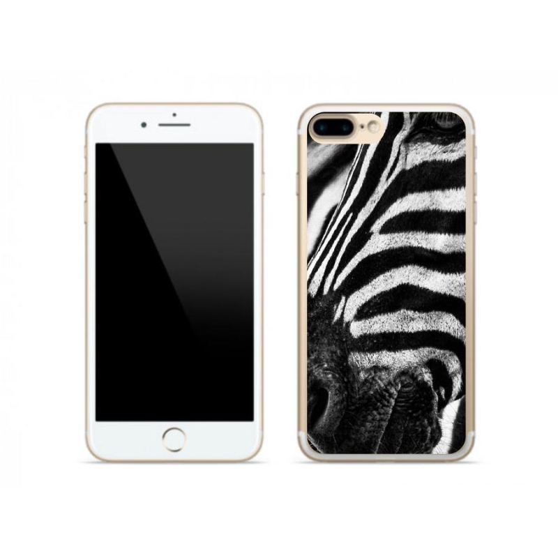 Zselés borítás mmCase iPhone 8 Plus készülékhez - zebra