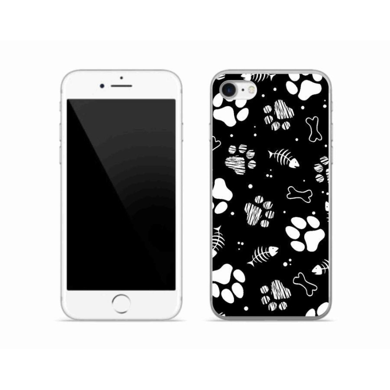 Gél borítás mmCase iPhone 8 készülékhez - kutyamancsok