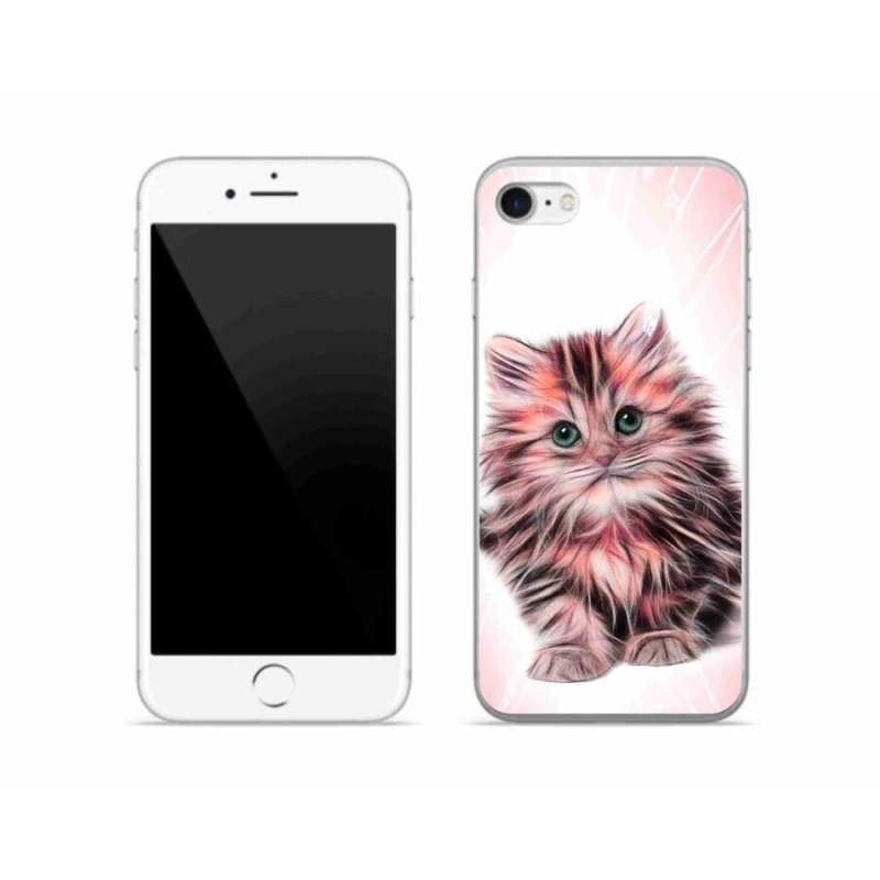 Gél borítás mmCase iPhone 8 készülékhez - aranyos cica