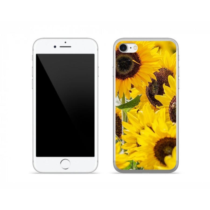 Zselés borítás mmCase iPhone 8 készülékhez - Napraforgó