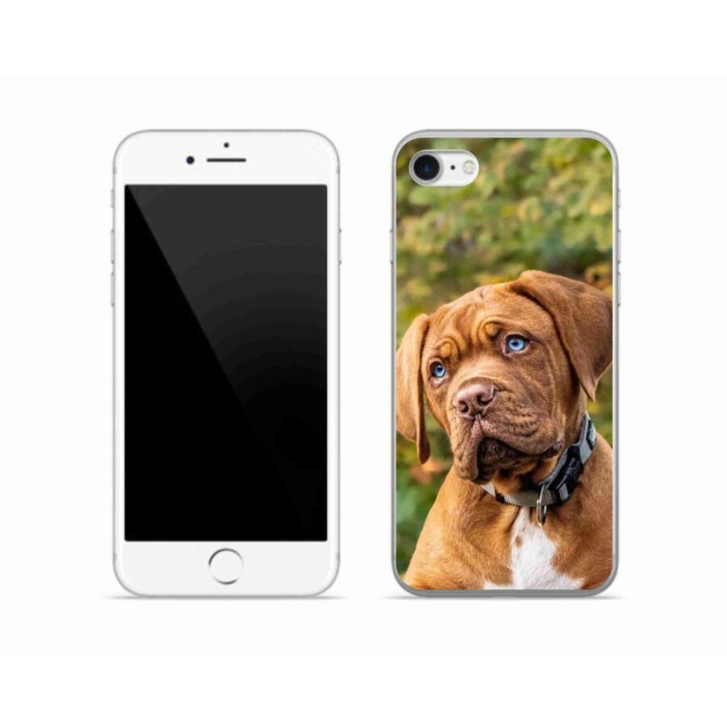 Zselés borítás mmCase iPhone 8 készülékhez - kölyökkutyakék