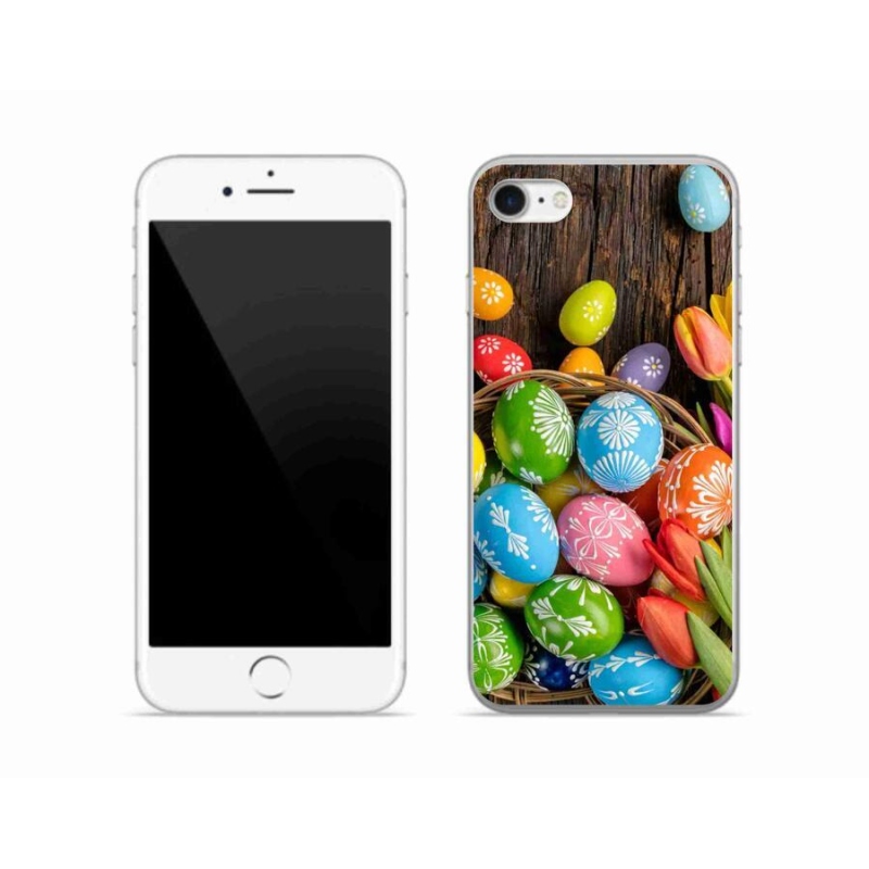 Gél borítás mmCase iPhone 8 készülékhez - Húsvéti tojások