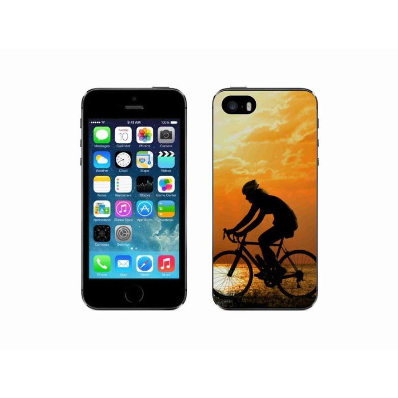 Gél borító mmCase iPhone SE (2016) - kerékpározás