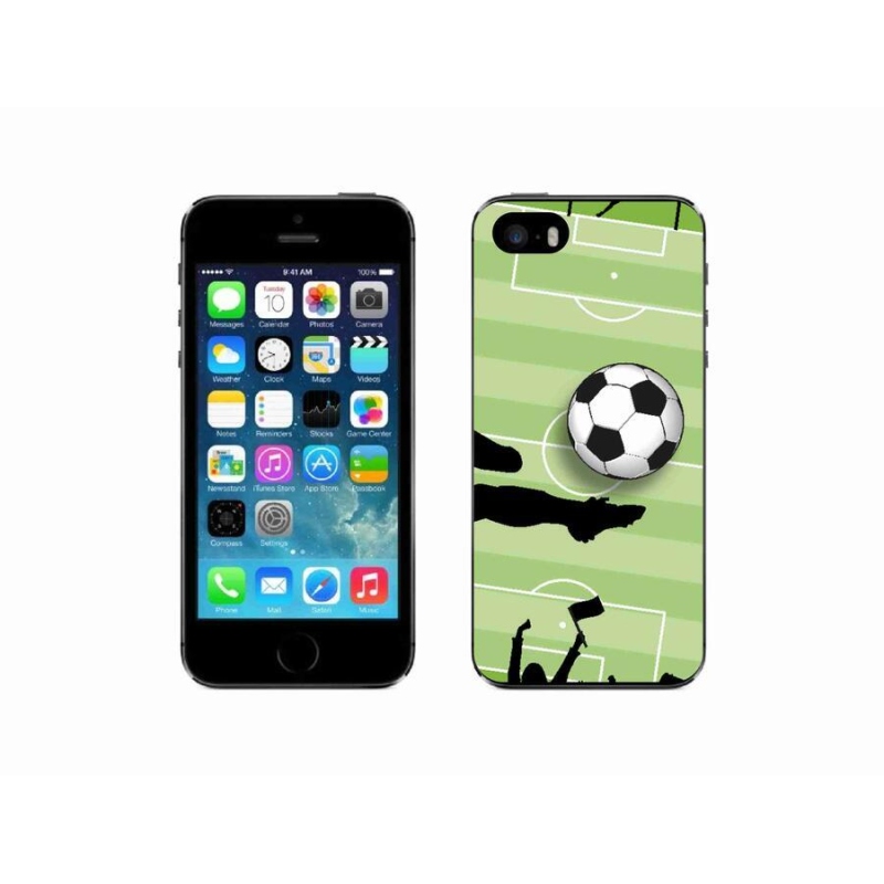 Zselés borítás mmCase iPhone SE (2016) - futballpálya 3