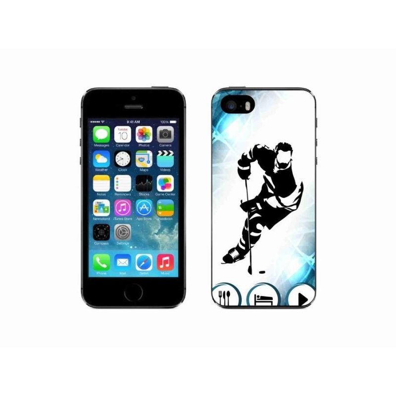 Zselés borítás mmCase iPhone SE (2016) - jégkorong 1