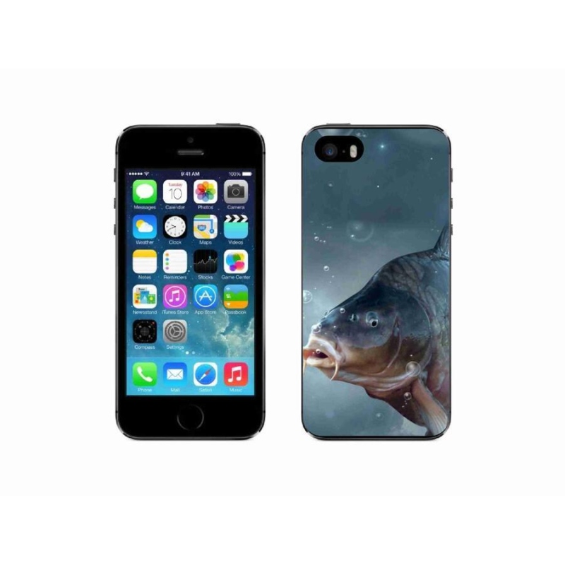 Gél borítás mmCase iPhone SE (2016) - ponty és buborékok