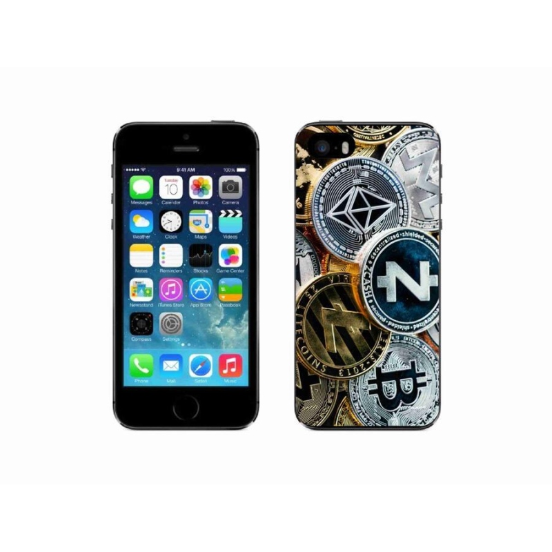 Gél borítás mmCase iPhone SE (2016) - kriptovaluták