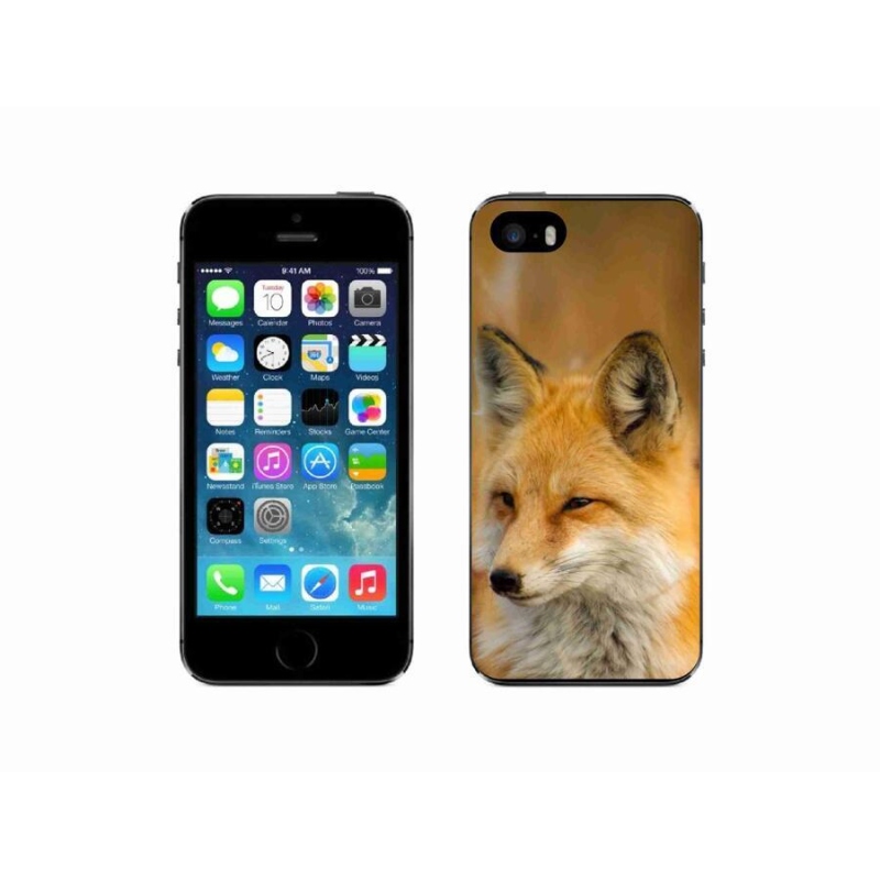 Zselés borítás mmCase iPhone SE (2016) készülékhez - róka