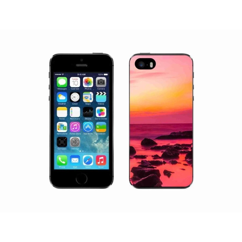 Gél borítás mmCase iPhone SE (2016) - tenger és ragyogás