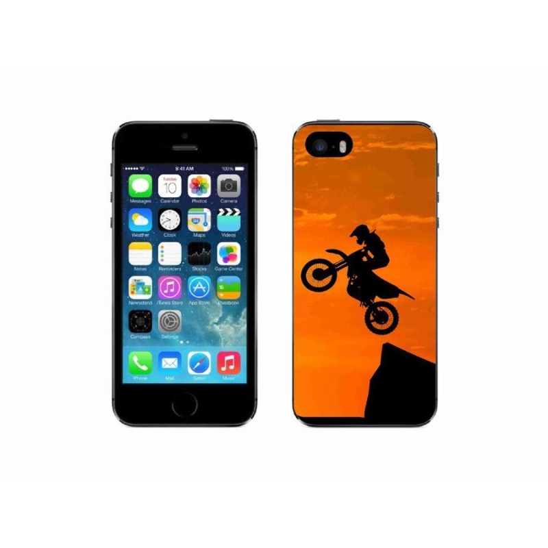 Zselés borítás mmCase iPhone SE (2016) - motocross