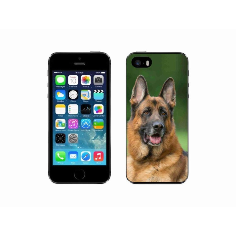 Gél borítás mmCase iPhone SE (2016) - Német juhászkutya számára