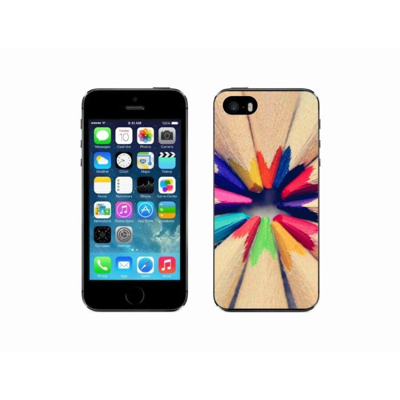 Gél borító mmCase iPhone SE (2016) - zsírkrétákhoz