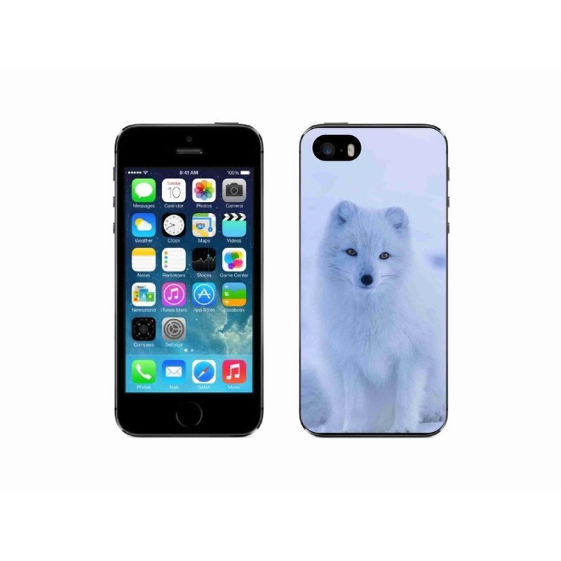 Zselés borítás mmCase iPhone SE (2016) készülékhez - polár róka