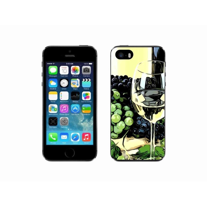 Zselés borítás mmCase iPhone SE (2016) - borospohárhoz