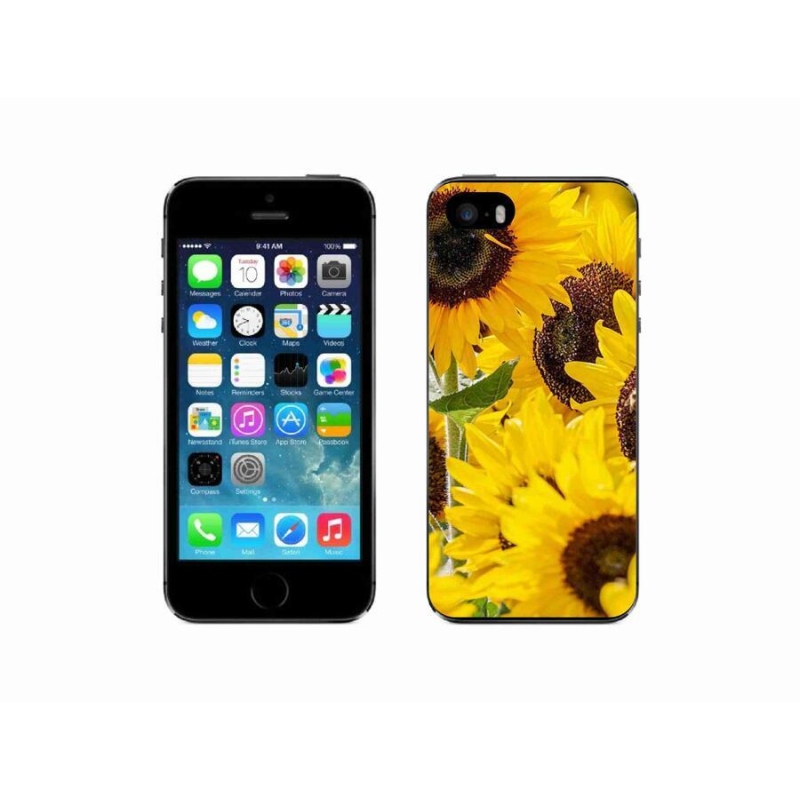 Zselés borítás mmCase iPhone SE (2016) - Napraforgó