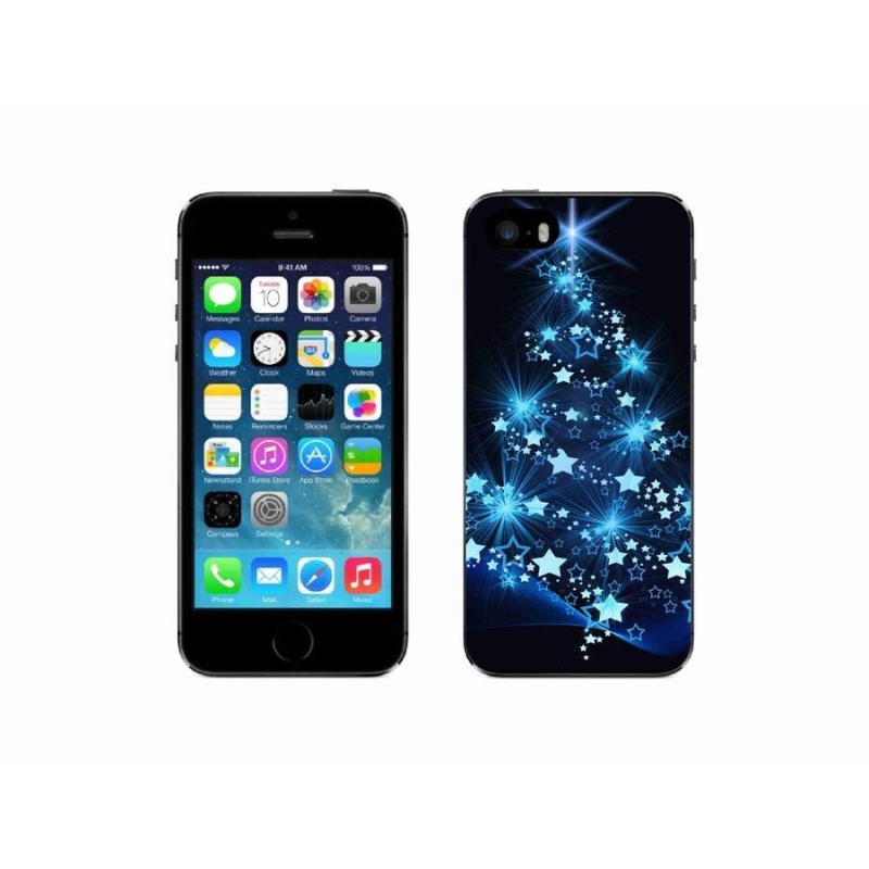 Gél borítás mmCase iPhone SE (2016) - Karácsonyfa