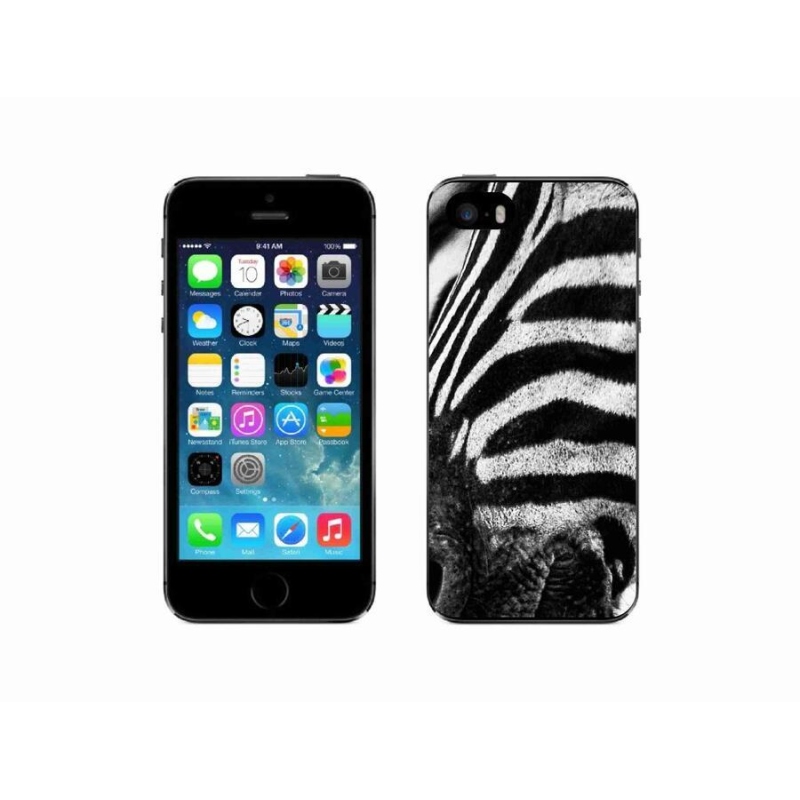 Zselés borítás mmCase iPhone SE (2016) - zebra