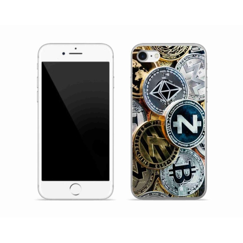 Gél borítás mmCase iPhone SE (2020) - kriptovaluták