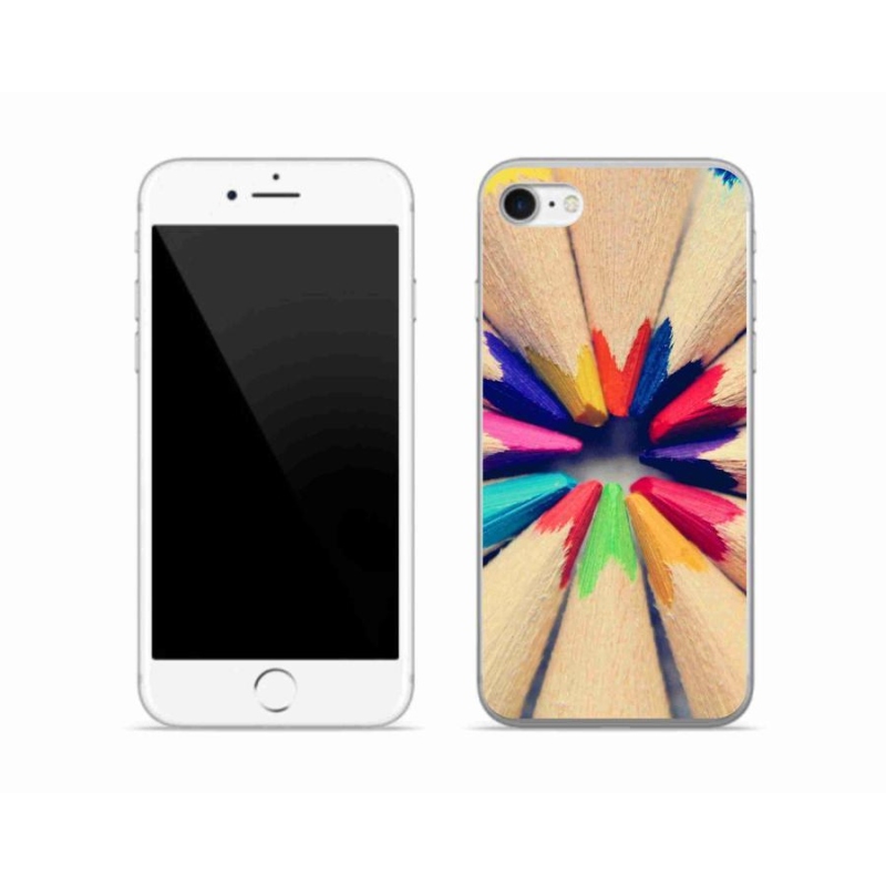 Zselés borítás mmCase iPhone SE (2020) - zsírkréták