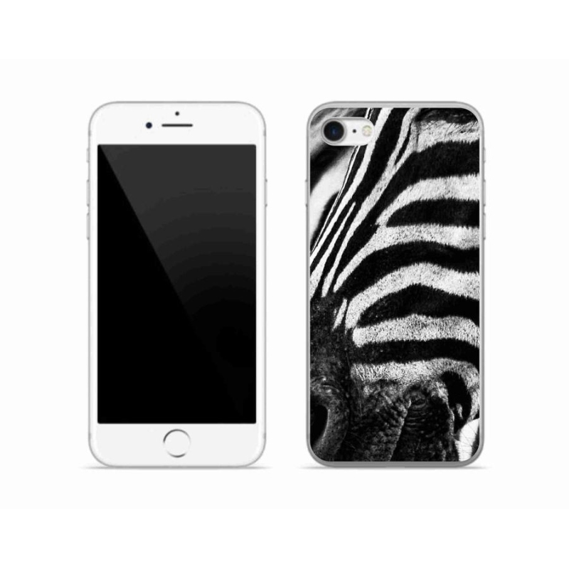 Zselés borítás mmCase iPhone SE (2020) - zebra