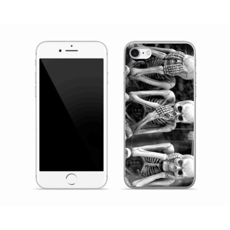 Gél borítás mmCase iPhone SE (2022) - csontvázakhoz