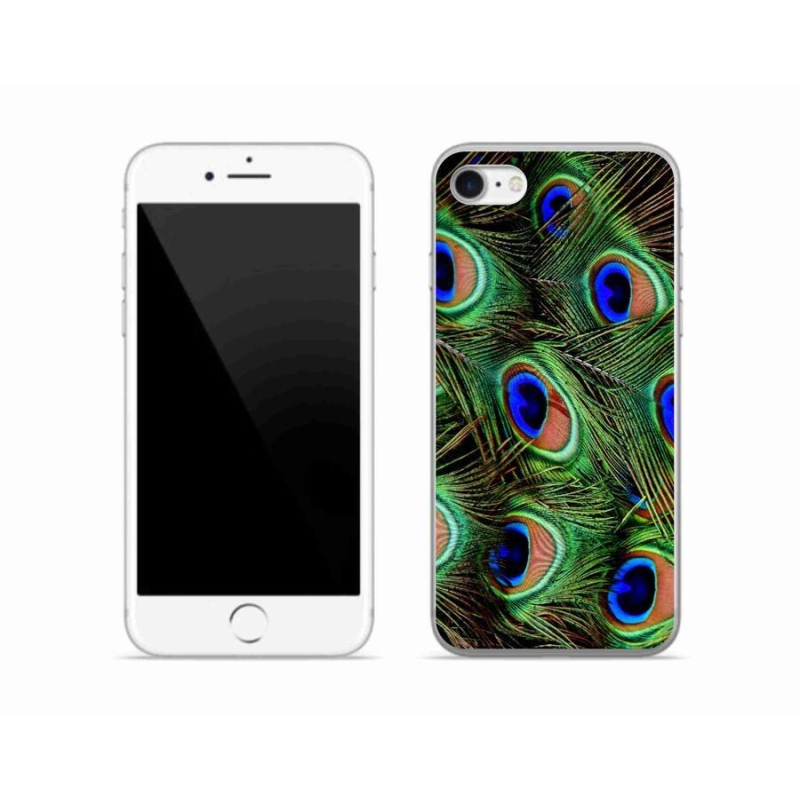 Zselés borítás mmCase iPhone SE (2022) - pávatoll