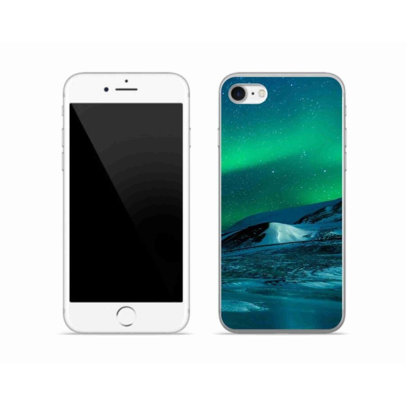 Zselés borítás mmCase iPhone SE (2022) - sarki fény