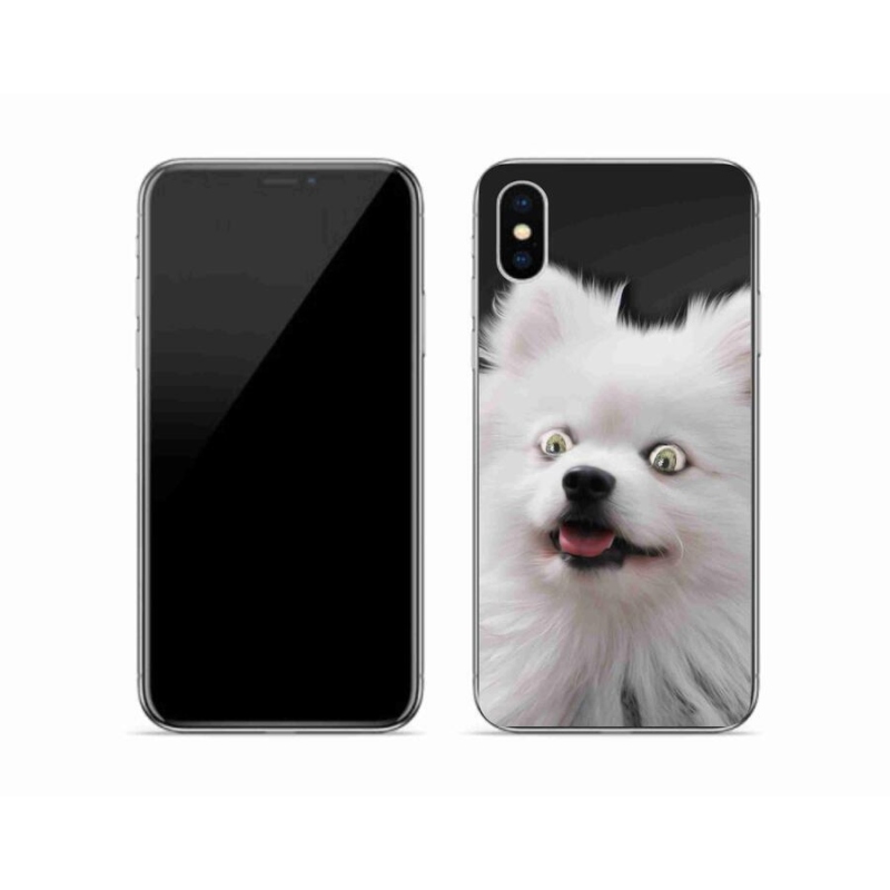 Zselés borítás mmCase iPhone X készülékhez - fehér tipp