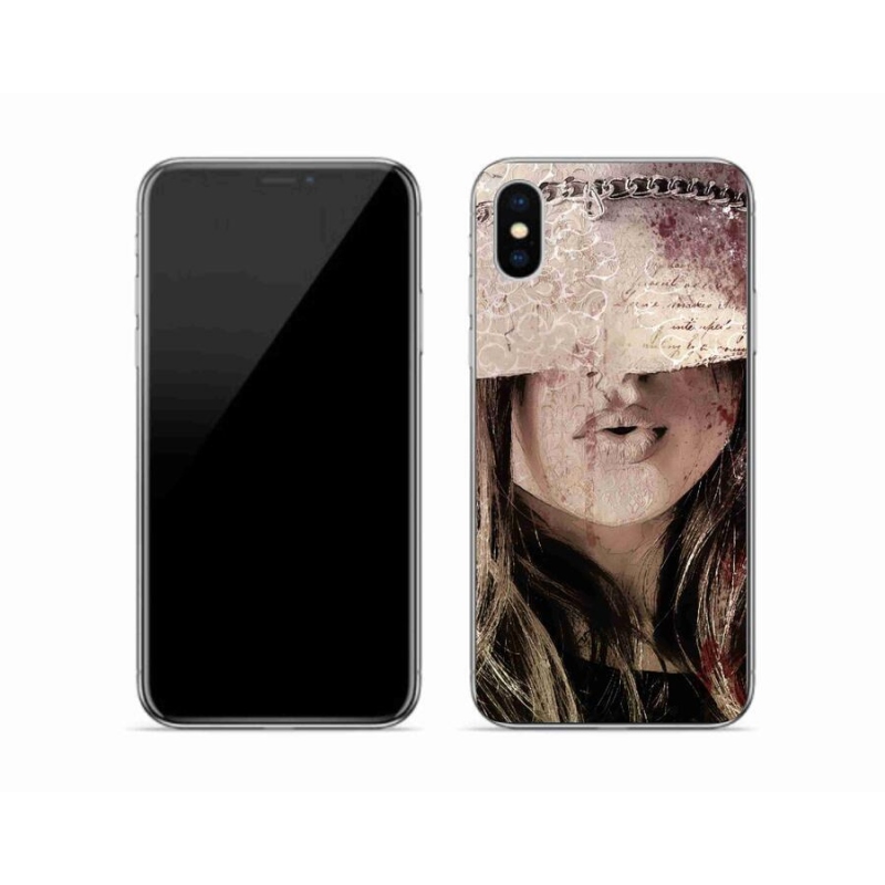 Zselés borítás mmCase iPhone X készülékhez - lány