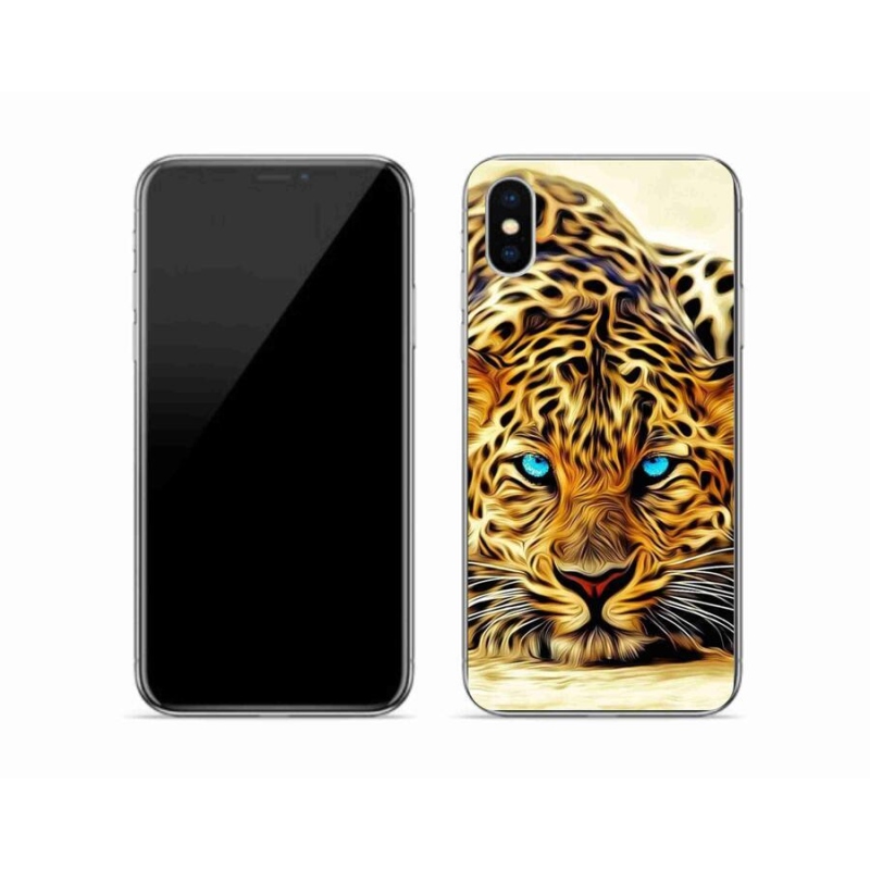 Gél borítás mmCase iPhone X készülékhez - rajzfilmtigris