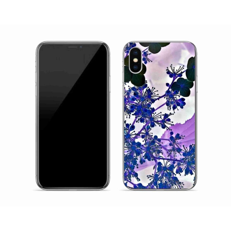 Zselés borítás mmCase iPhone X készülékhez - hortenzia virág