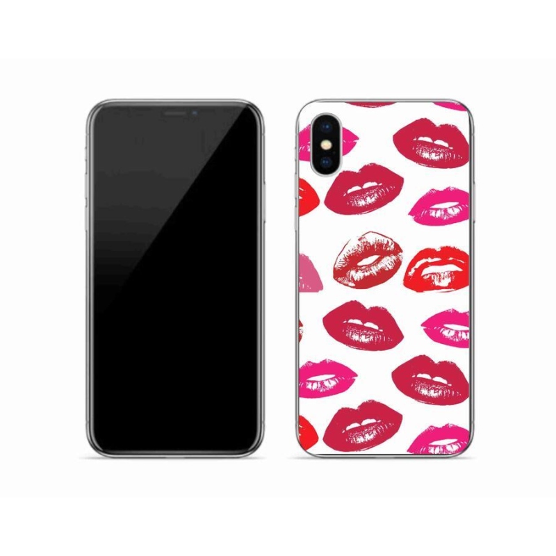 Gél borítás mmCase iPhone X készülékhez - ajkak