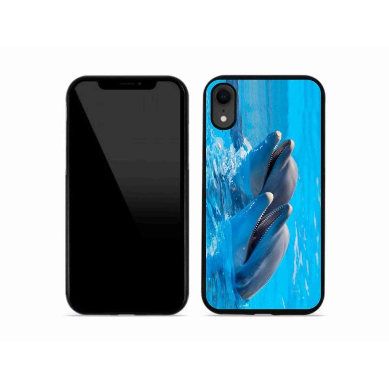 Zselés borítás mmCase iPhone XR készülékhez - delfinek