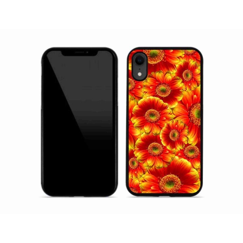 Gél borítás mmCase iPhone XR készülékhez - gerbera 1