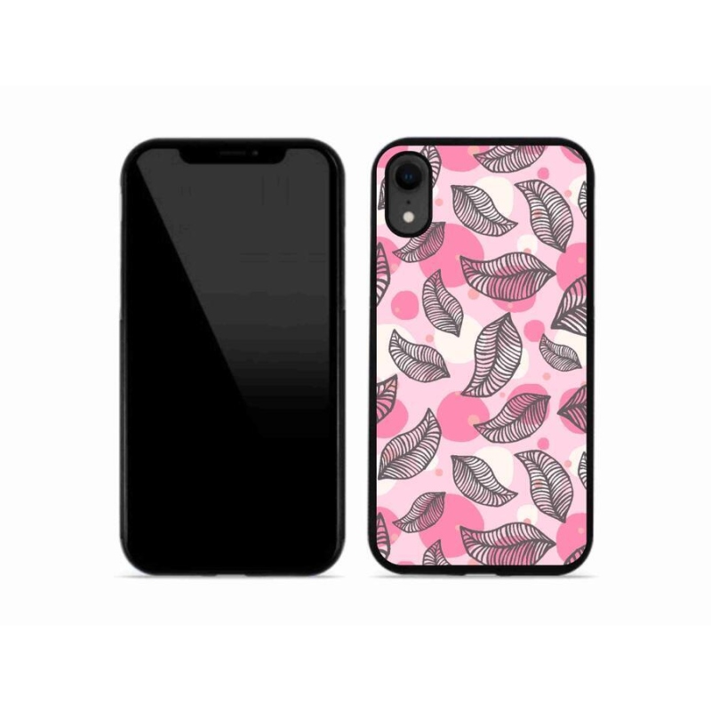 Gél borítás mmCase iPhone XR készülékhez - rajzfilmes hulló levelek