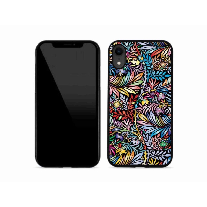 Gél borítás mmCase iPhone XR készülékhez - virágok 5