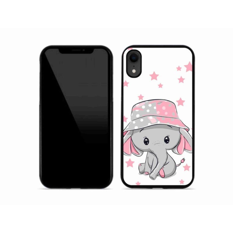 Gél borítás mmCase iPhone XR készülékhez - rózsaszín elefánt