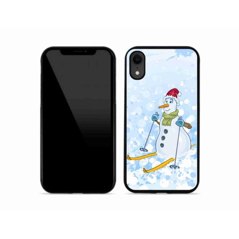 Gél borítás mmCase iPhone XR készülékhez - hóember