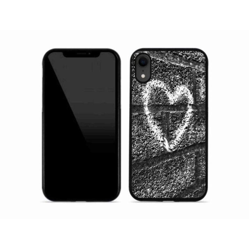 Gél borítás mmCase iPhone XR készülékhez - szív a falon