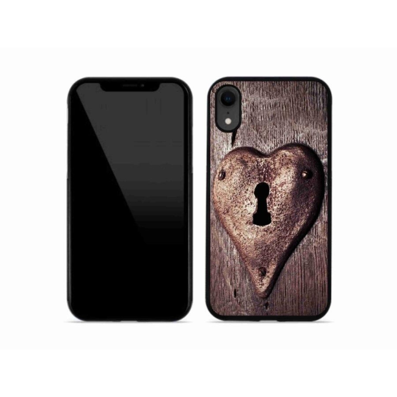 Zselés borítás mmCase iPhone XR készülékhez - szív alakú zár